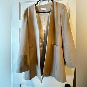 Calvin Klein Beige Blazer NWOT
